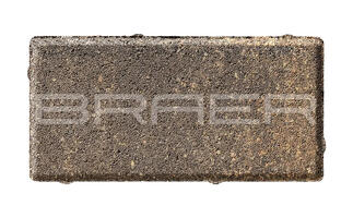  Брусчатка Braer Прямоугольник (кирпич) ColorMix 200х100х60 мм цвет Туман: внешний вид