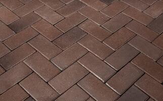  Тротуарная клинкерная брусчатка Penter Titan braun-anthrazit, 200x100x52 мм: внешний вид